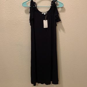 NWT Green Envelope Mini Black Dress
